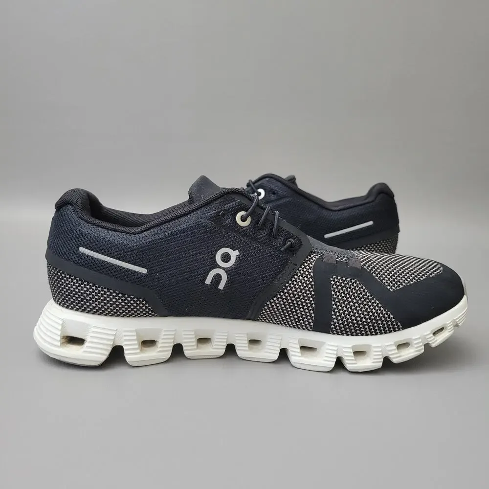 ON Cloud 5 Combo Black Alloy Shoes Sneakers Womens 7.5 Running Athletic 79 9884